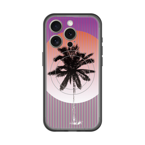 スリムプロテクションプレミアムケース with MagSafe［ Palm Tree ］