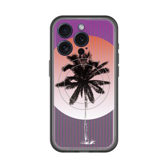スリムプロテクションプレミアムケース with MagSafe［ Palm Tree ］