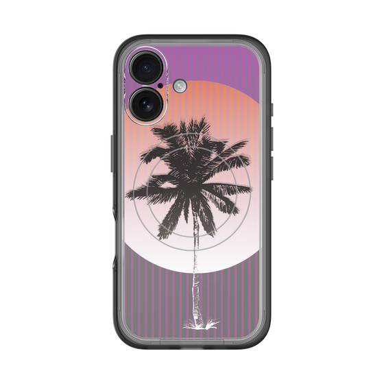 スリムプロテクションプレミアムケース with MagSafe［ Palm Tree ］