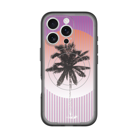 スリムプロテクションプレミアムケース with MagSafe［ Palm Tree ］