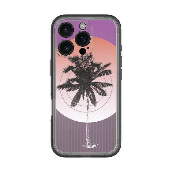 スリムプロテクションプレミアムケース with MagSafe［ Palm Tree ］