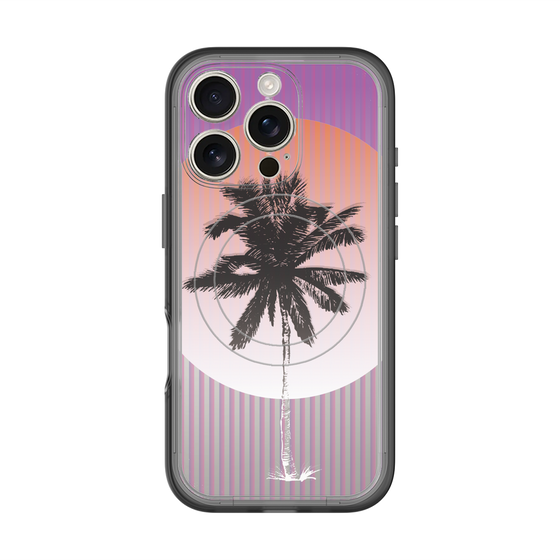 スリムプロテクションプレミアムケース with MagSafe［ Palm Tree ］