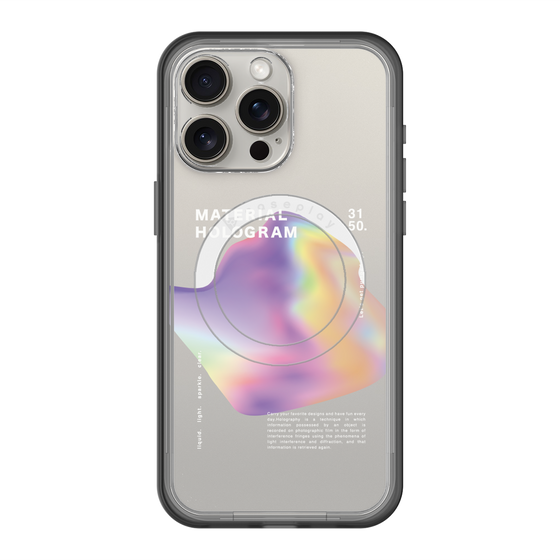 スリムプロテクションプレミアムケース with MagSafe［ Liquid Purple ］