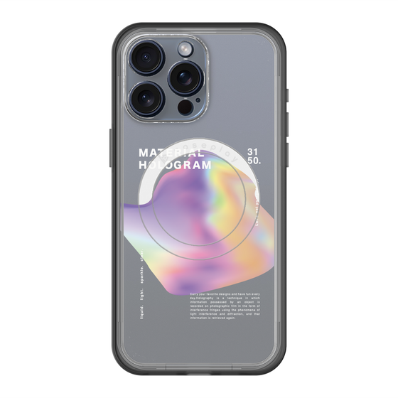 スリムプロテクションプレミアムケース with MagSafe［ Liquid Purple ］