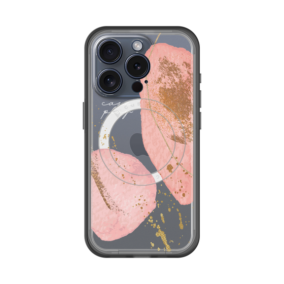 スリムプロテクションプレミアムケース with MagSafe［ Romantic pink ］