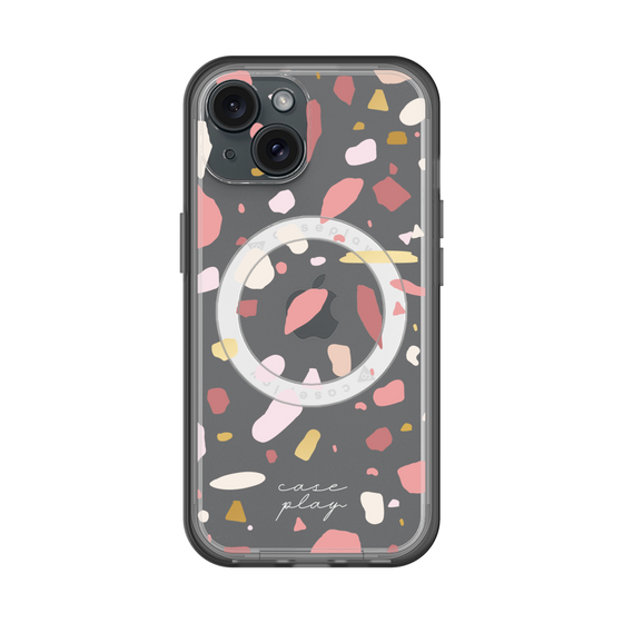 スリムプロテクションプレミアムケース with MagSafe［ Pink pieces ］