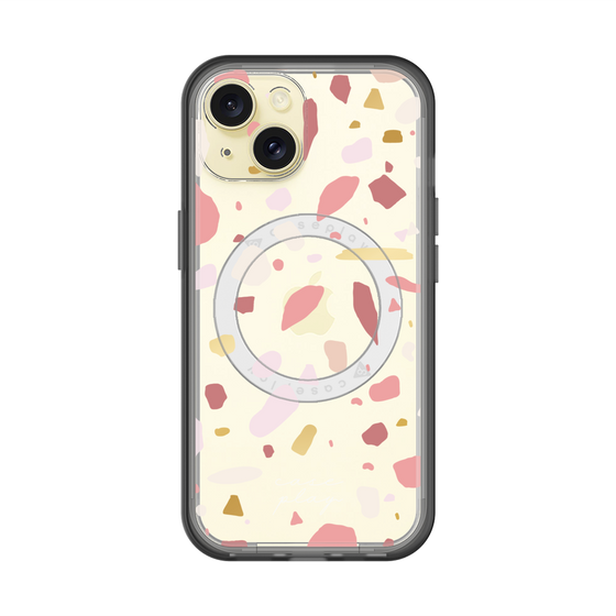 スリムプロテクションプレミアムケース with MagSafe［ Pink pieces ］