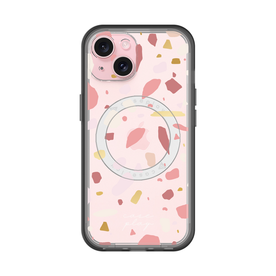 スリムプロテクションプレミアムケース with MagSafe［ Pink pieces ］