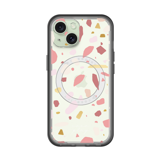 スリムプロテクションプレミアムケース with MagSafe［ Pink pieces ］