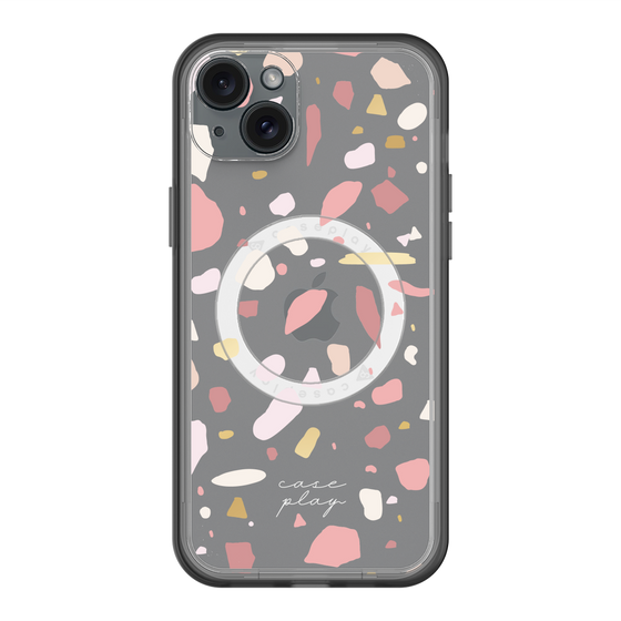 スリムプロテクションプレミアムケース with MagSafe［ Pink pieces ］