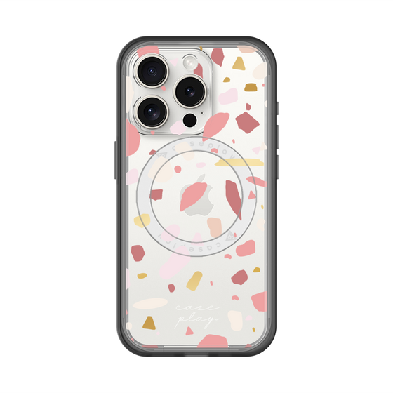 スリムプロテクションプレミアムケース with MagSafe［ Pink pieces ］