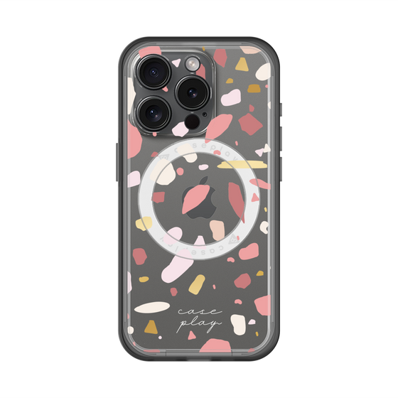 スリムプロテクションプレミアムケース with MagSafe［ Pink pieces ］