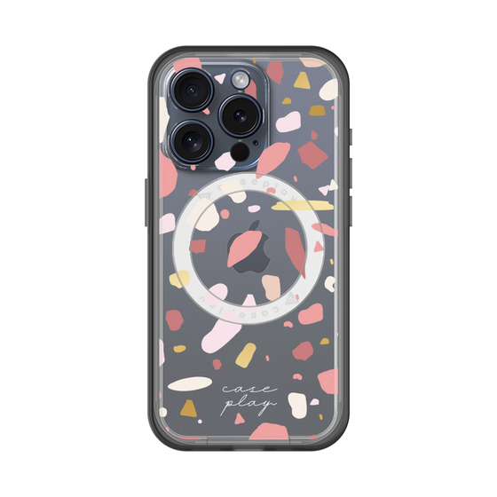 スリムプロテクションプレミアムケース with MagSafe［ Pink pieces ］