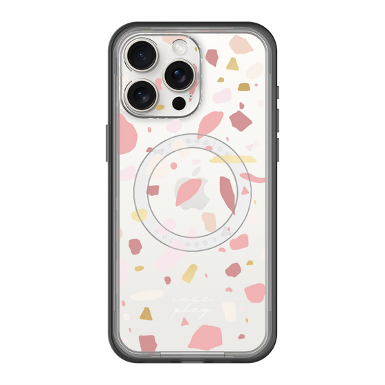 スリムプロテクションプレミアムケース with MagSafe［ Pink pieces ］