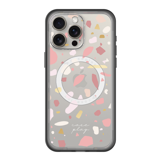 スリムプロテクションプレミアムケース with MagSafe［ Pink pieces ］