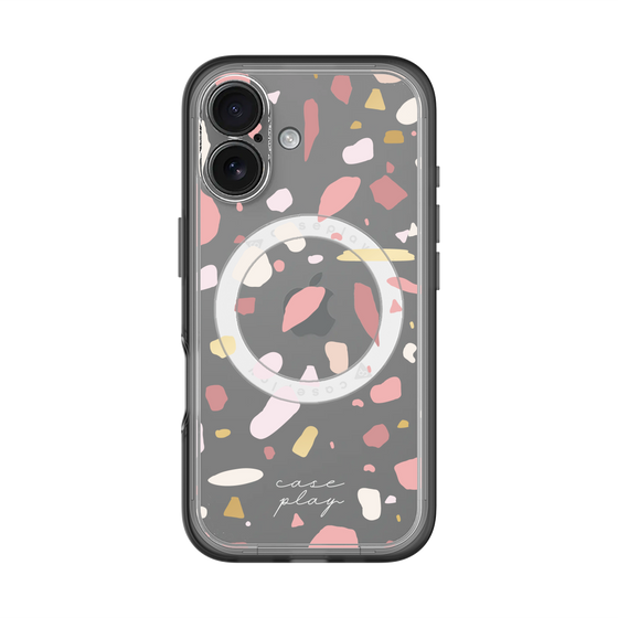 スリムプロテクションプレミアムケース with MagSafe［ Pink pieces ］