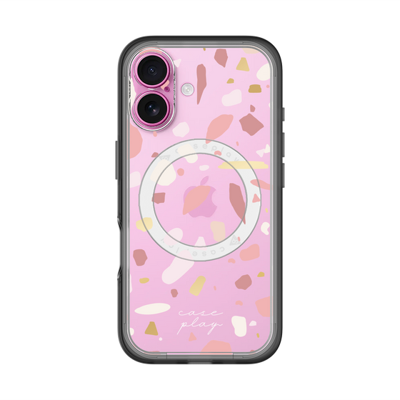 スリムプロテクションプレミアムケース with MagSafe［ Pink pieces ］