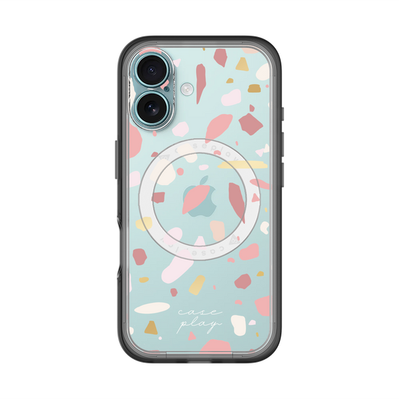スリムプロテクションプレミアムケース with MagSafe［ Pink pieces ］