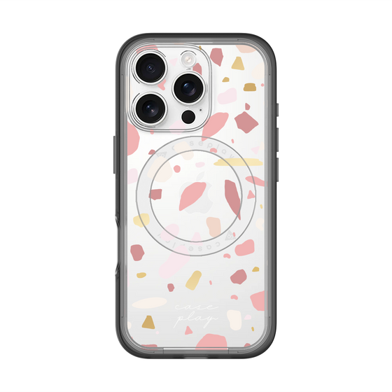 スリムプロテクションプレミアムケース with MagSafe［ Pink pieces ］