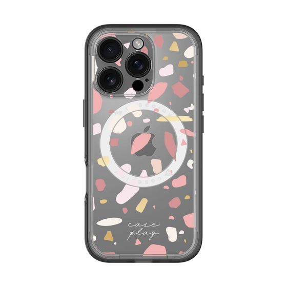スリムプロテクションプレミアムケース with MagSafe［ Pink pieces ］
