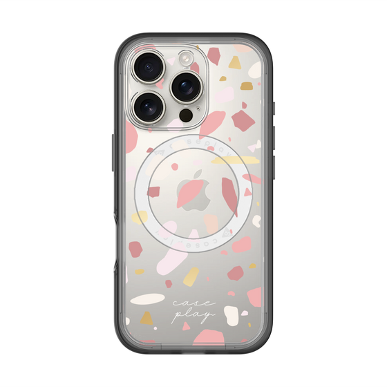 スリムプロテクションプレミアムケース with MagSafe［ Pink pieces ］