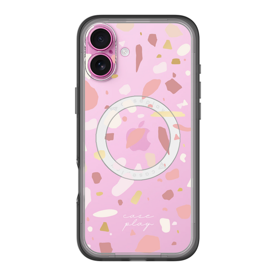 スリムプロテクションプレミアムケース with MagSafe［ Pink pieces ］