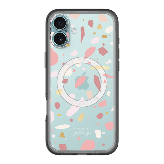 スリムプロテクションプレミアムケース with MagSafe［ Pink pieces ］