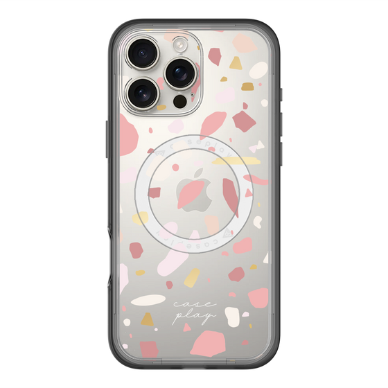 スリムプロテクションプレミアムケース with MagSafe［ Pink pieces ］