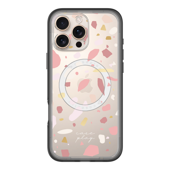 スリムプロテクションプレミアムケース with MagSafe［ Pink pieces ］