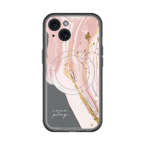 スリムプロテクションプレミアムケース with MagSafe［ Melting pink ］