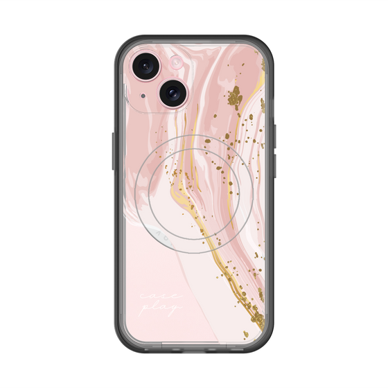 スリムプロテクションプレミアムケース with MagSafe［ Melting pink ］
