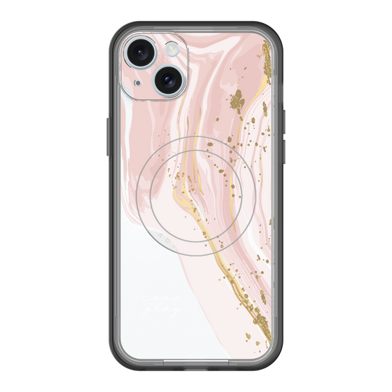 スリムプロテクションプレミアムケース with MagSafe［ Melting pink ］