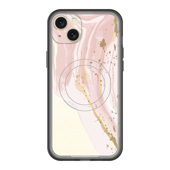 スリムプロテクションプレミアムケース with MagSafe［ Melting pink ］