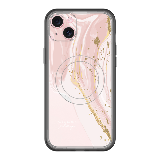 スリムプロテクションプレミアムケース with MagSafe［ Melting pink ］