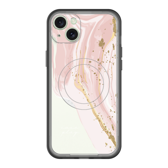 スリムプロテクションプレミアムケース with MagSafe［ Melting pink ］