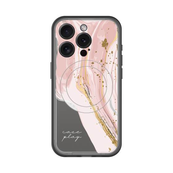 スリムプロテクションプレミアムケース with MagSafe［ Melting pink ］