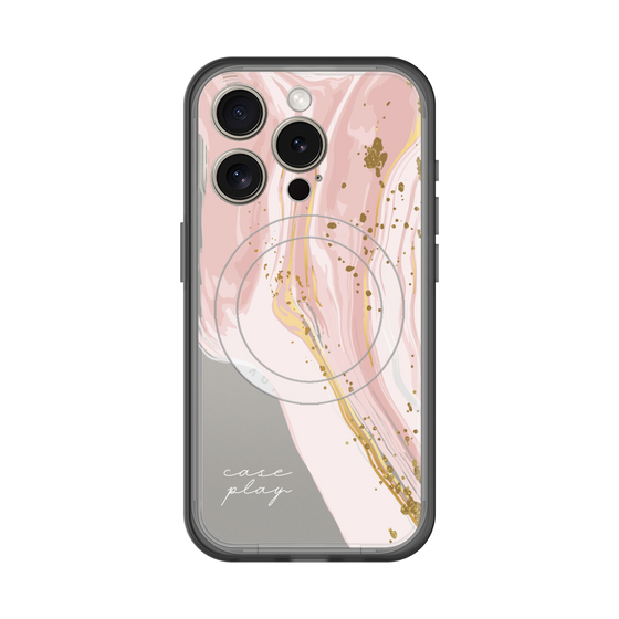 スリムプロテクションプレミアムケース with MagSafe［ Melting pink ］