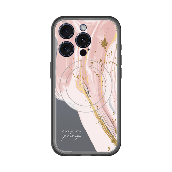 スリムプロテクションプレミアムケース with MagSafe［ Melting pink ］