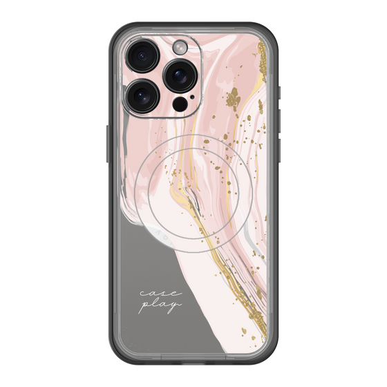 スリムプロテクションプレミアムケース with MagSafe［ Melting pink ］