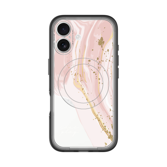 スリムプロテクションプレミアムケース with MagSafe［ Melting pink ］