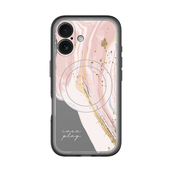 スリムプロテクションプレミアムケース with MagSafe［ Melting pink ］