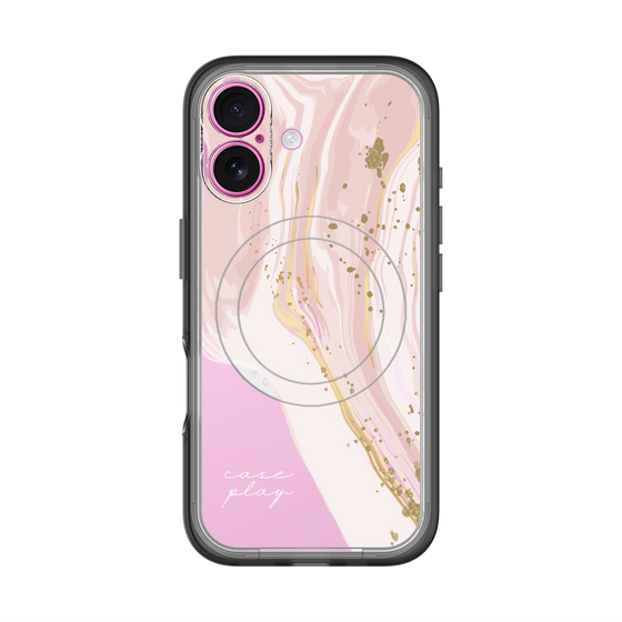 スリムプロテクションプレミアムケース with MagSafe［ Melting pink ］