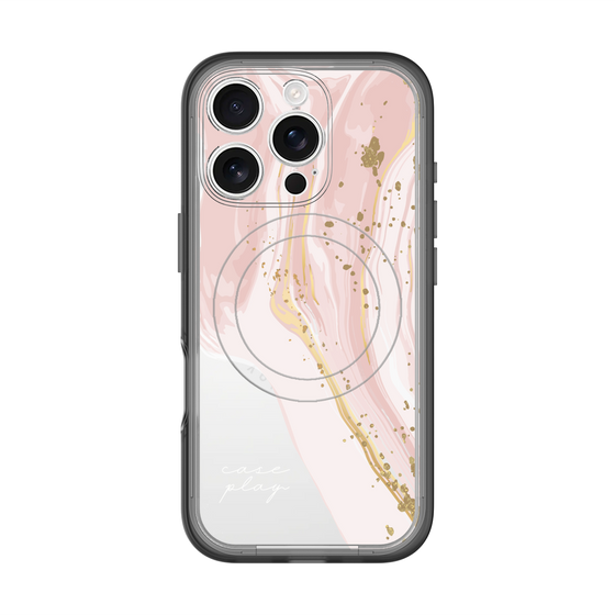 スリムプロテクションプレミアムケース with MagSafe［ Melting pink ］