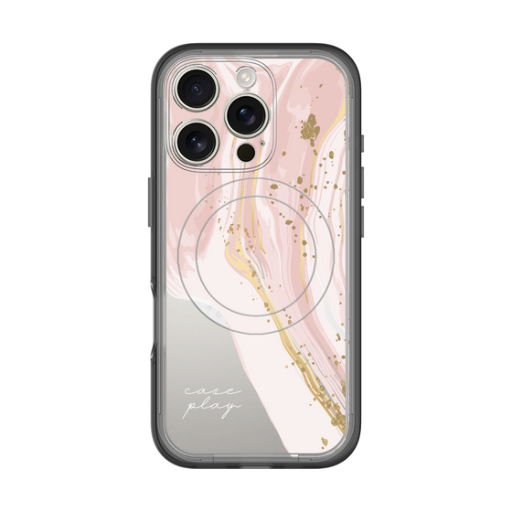 スリムプロテクションプレミアムケース with MagSafe［ Melting pink ］