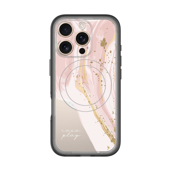 スリムプロテクションプレミアムケース with MagSafe［ Melting pink ］