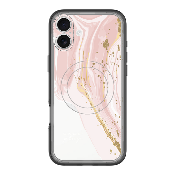 スリムプロテクションプレミアムケース with MagSafe［ Melting pink ］