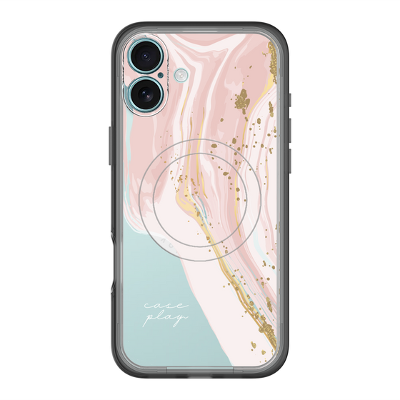 スリムプロテクションプレミアムケース with MagSafe［ Melting pink ］