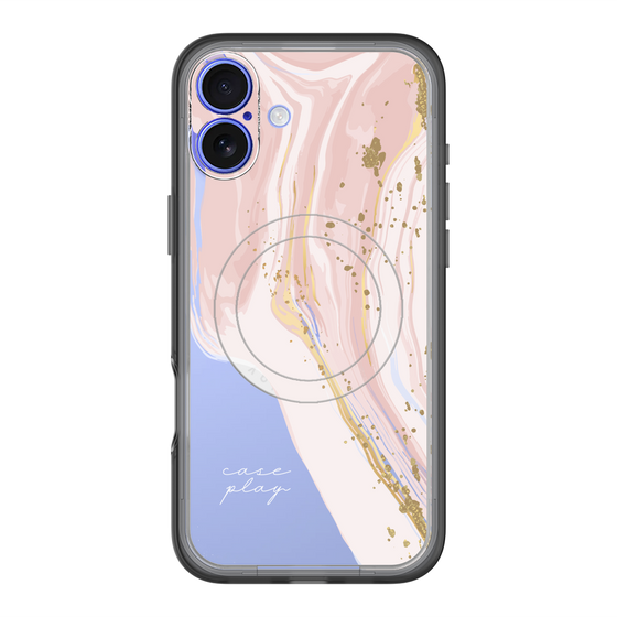 スリムプロテクションプレミアムケース with MagSafe［ Melting pink ］