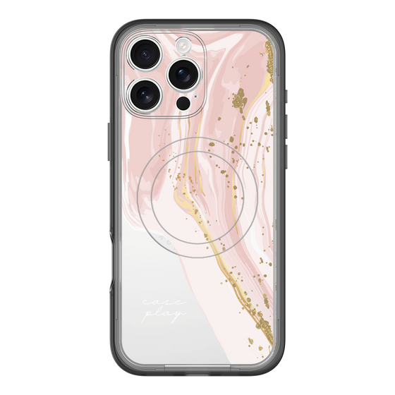 スリムプロテクションプレミアムケース with MagSafe［ Melting pink ］