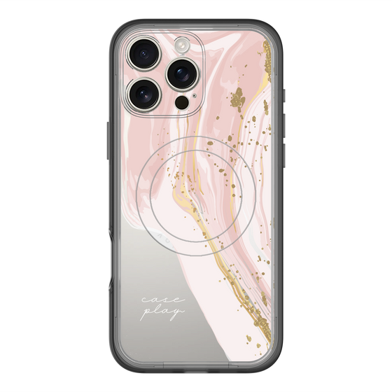 スリムプロテクションプレミアムケース with MagSafe［ Melting pink ］